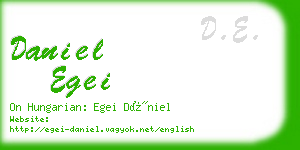 daniel egei business card